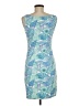 Manuel Canovas Graphic Blue Cocktail Dress Size 6 (2) - photo 2