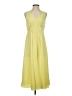 Ann Taylor 100% Polyester Yellow Cocktail Dress Size 2 Petite - photo 1