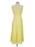 Ann Taylor 100% Polyester Yellow Cocktail Dress Size 2 Petite - photo 2
