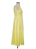 Ann Taylor 100% Polyester Yellow Cocktail Dress Size 2 Petite - photo 4
