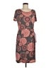 Robbie Bee Paisley Gray Casual Dress Size M - photo 1
