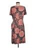 Robbie Bee Paisley Gray Casual Dress Size M - photo 2