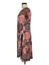 Robbie Bee Paisley Gray Casual Dress Size M - photo 5