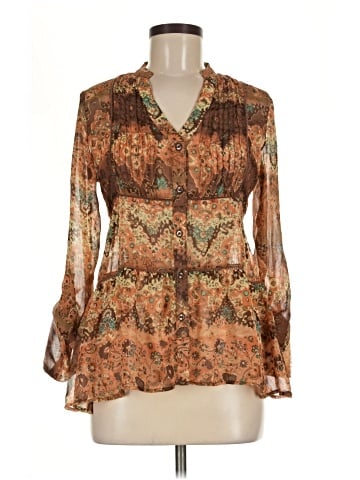 BKE Long Sleeve Blouse (view 1)