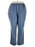 Woman Within 100% Cotton Solid Blue Casual Pants Size 24W - photo 1