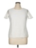 Calvin Klein Silver Short Sleeve Top Size XL - photo 1