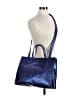 Telfar 100% Polyurethane Solid Blue Vegan Leather Medium Shopping Bag One size - photo 2