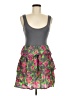Decree 100% Cotton Gray Cocktail Dress Size M - photo 1