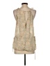 H&M 100% Polyester Tan Sleeveless Blouse Size XS - photo 2
