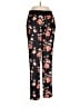 Southpole 100% Polyester Floral Black Casual Pants Size M - photo 1
