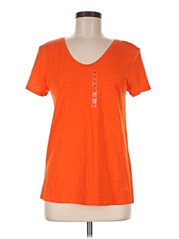 Ann Taylor LOFT Outlet Short Sleeve Henley (view 1)