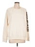 Balmain 100% Cotton Print Ivory Orange Unisex Sweatshirt Size L - photo 1