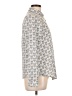 RED Valentino 100% Cotton Print Silver Blue Long Sleeve Blouse Size EU (IT) 46 / US 10 - photo 4