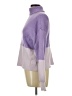 Francesca's Color Block Purple Turtleneck Sweater Size L - photo 5