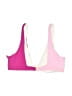 L Space Color Block Pink Swimsuit Top Size M - photo 2