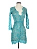 Luxxel 100% Polyester Teal Cocktail Dress Size S - photo 1