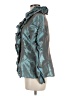Jerry T Metallic Teal Jacket Size M - photo 5