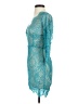 Luxxel 100% Polyester Teal Cocktail Dress Size S - photo 5
