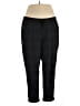 Simply Vera Vera Wang Houndstooth Black Casual Pants Size XXL - photo 1