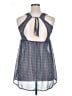 Bongo 100% Polyester Blue Casual Dress Size XL - photo 2
