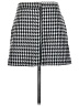 Express Houndstooth Gray Casual Skirt Size 4 Petite - photo 2
