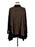 Alembika Animal Print Brown Turtleneck Sweater Size 16 - 18 - photo 1