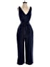 Sam Edelman 100% Polyester Solid Blue Jumpsuit Size 8 - photo 1
