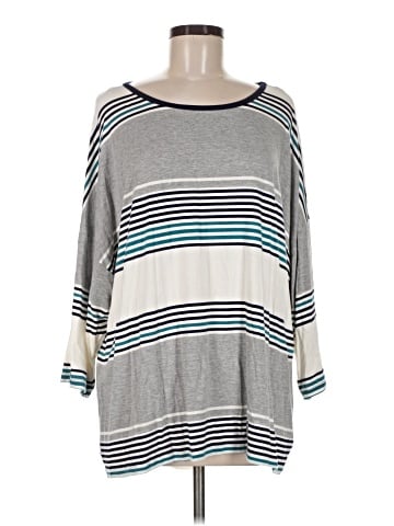 DressBarn 3/4 Sleeve T-Shirt (view 1)