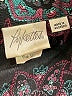 Pykettes 100% Polyester Paisley Black Long Sleeve Blouse Size 14 - photo 7