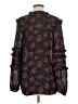 Ann Taylor 100% Polyester Black Long Sleeve Blouse Size M - photo 2