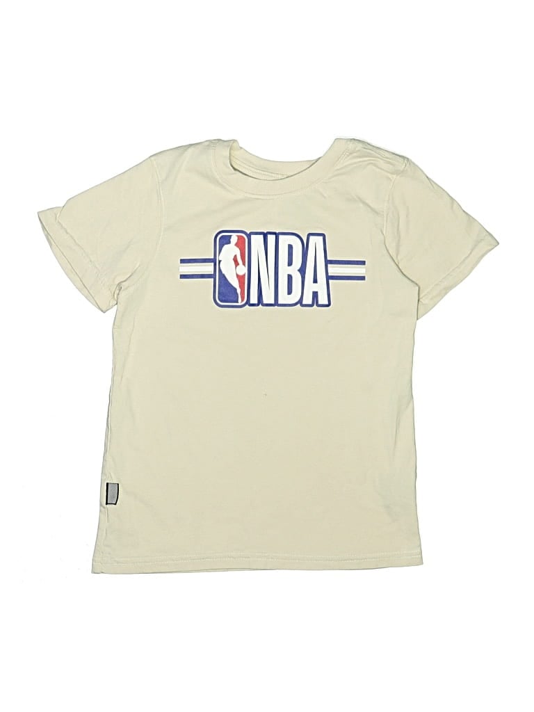 Pre-owned Nba Kids' Short Sleeve T-shirt In Ivory