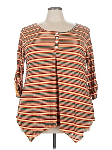 Forgotten Grace 3/4 Sleeve Top (view 1)