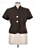 Studio 1 100% Polyester Brown Blazer Size 14 Petite - photo 1