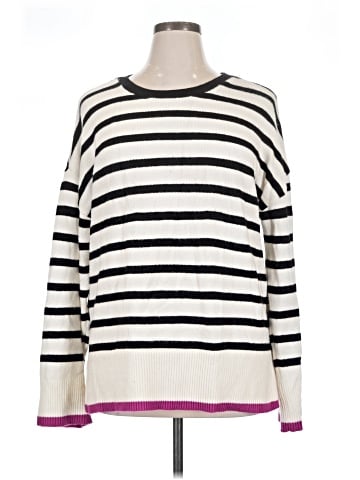 Marled Pullover Sweater (view 1)