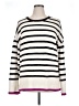 Marled Stripes White Pullover Sweater Size XL - photo 1