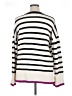 Marled Stripes White Pullover Sweater Size XL - photo 2