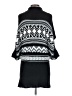 2b bebe 100% Acrylic Chevron-herringbone Black Poncho Size S - photo 2
