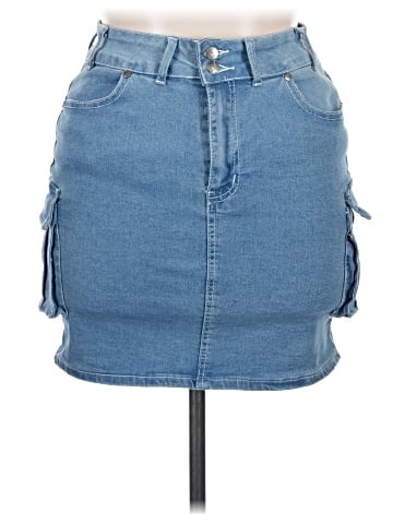 Between Us Denim Skirt (view 1)