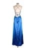 Assorted Brands 100% Polyester Blue Cocktail Dress Size 4 - photo 2