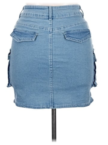 Between Us Denim Skirt (view 2)