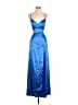 Assorted Brands 100% Polyester Blue Cocktail Dress Size 4 - photo 1