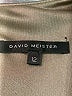 David Meister Metallic Brown Gray Cocktail Dress Size 12 - photo 7