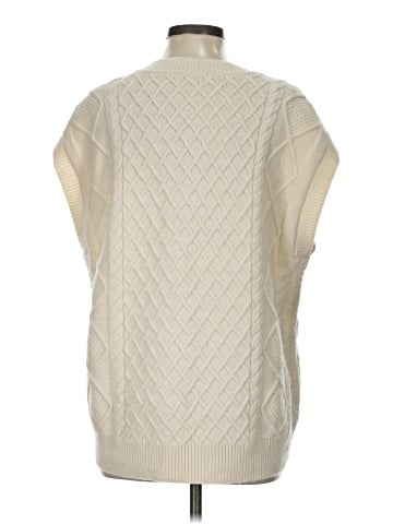 Madewell Cable-Knit V-Neck Sweater Vest (view 2)