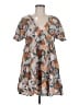Unbranded Paisley Orange Casual Dress Size M (estimated) - photo 1