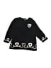 Maggie & Zoe Hearts Black Pullover Sweater Size 5 - 6 - photo 1