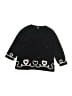 Maggie & Zoe Hearts Black Pullover Sweater Size 5 - 6 - photo 2
