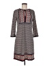 Max Studio Chevron-herringbone Gray Casual Dress Size M - photo 1