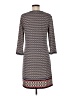 Max Studio Chevron-herringbone Gray Casual Dress Size M - photo 2