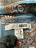 Amuse Society Paisley Teal Long Sleeve Blouse Size S - photo 7