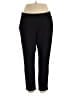 Saint + Sofia Solid Black Active Pants Size 16 - photo 1
